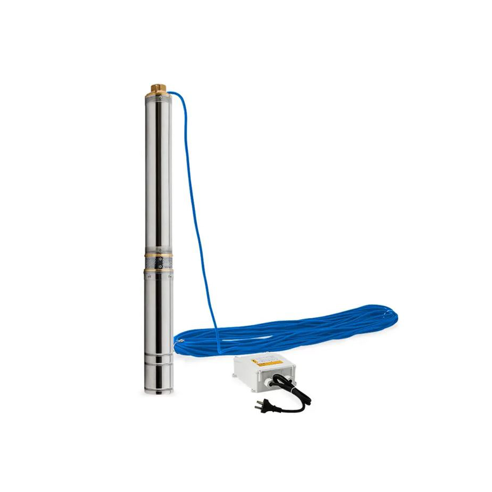 submersible deepwell pump with control box